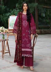 Panache By Parishay Embroidered Corduroy 3 Piece Unstitched Suit PR25PVPS D-PNE-09
