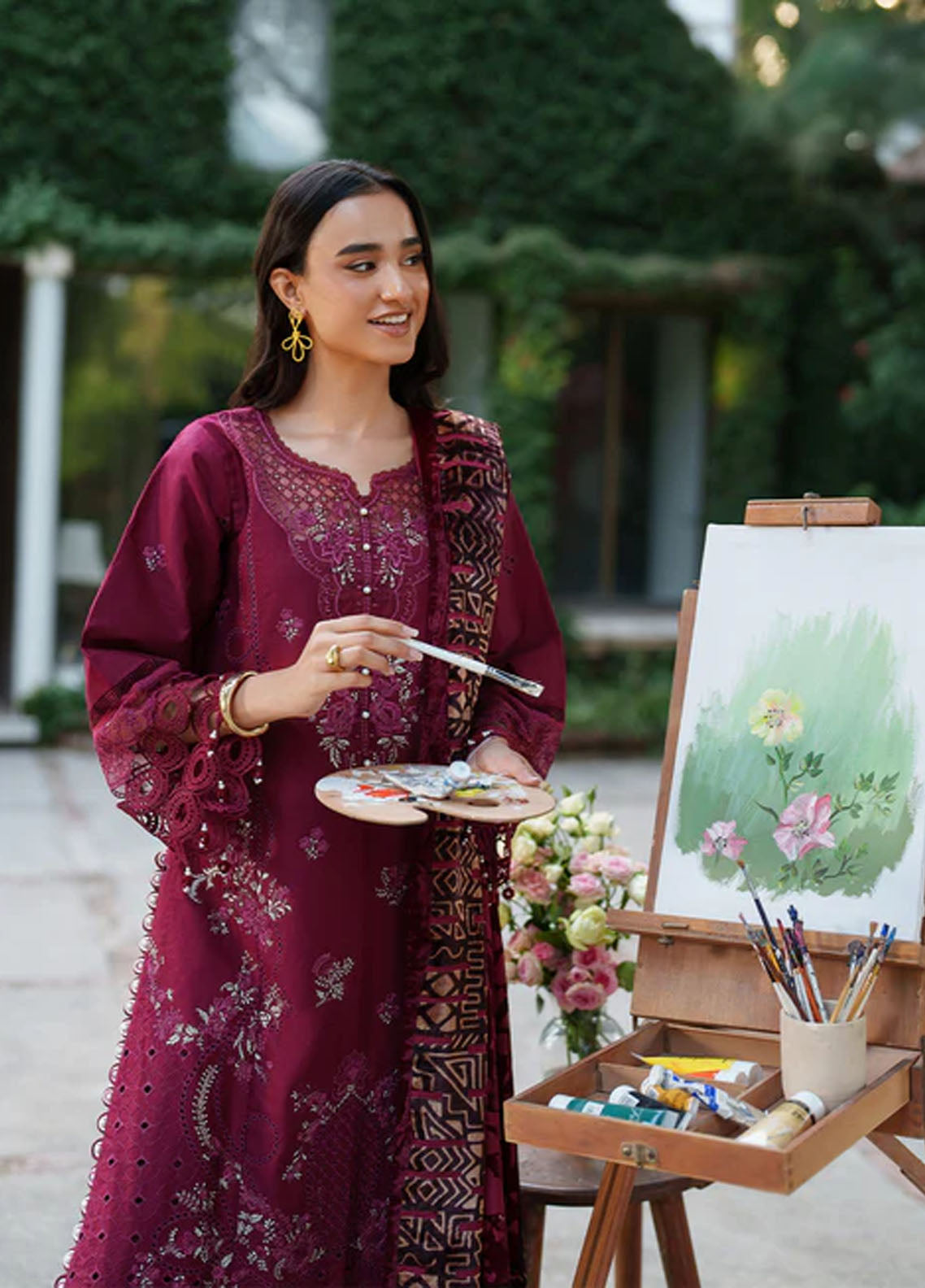 Panache By Parishay Embroidered Corduroy 3 Piece Unstitched Suit PR25PVPS D-PNE-09 Panache By Parishay Embroidered Corduroy 3 Piece Unstitched Suit PR25PVPS D-PNE-09