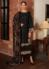 Panache By Parishay Embroidered Corduroy 3 Piece Unstitched Suit PR25PVPS D-PNE-10