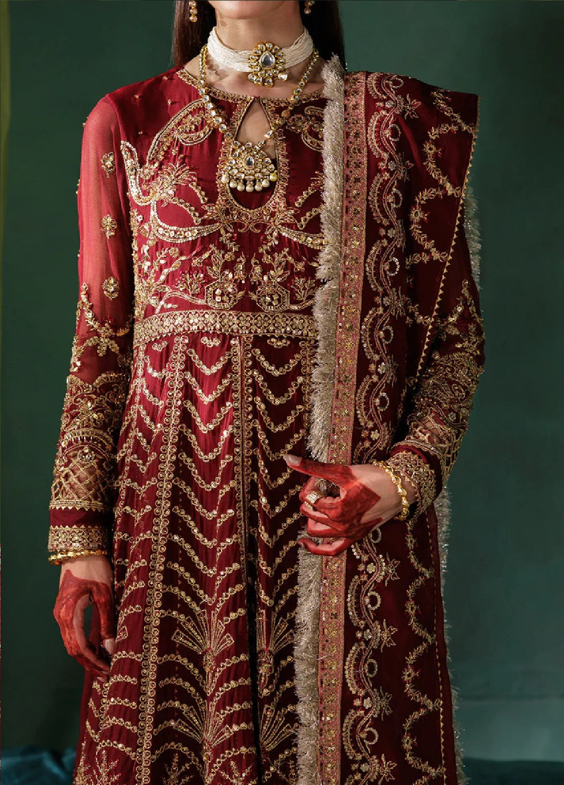 Panache By Saad Shaikh X Meera Embroidered Chiffon 3 Piece Unstitched Suit SSK25PLC D-02 Panache By Saad Shaikh X Meera Embroidered Chiffon 3 Piece Unstitched Suit SSK25PLC D-02