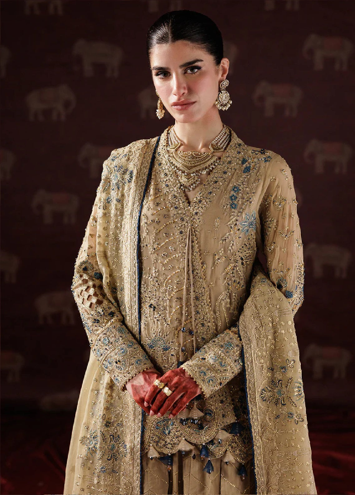 Panache By Saad Shaikh X Meera Embroidered Chiffon 3 Piece Unstitched Suit SSK25PLC D-05 Panache By Saad Shaikh X Meera Embroidered Chiffon 3 Piece Unstitched Suit SSK25PLC D-05