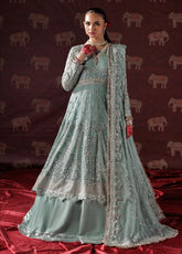 Panache By Saad Shaikh X Meera Embroidered Chiffon 3 Piece Unstitched Suit SSK25PLC D-08