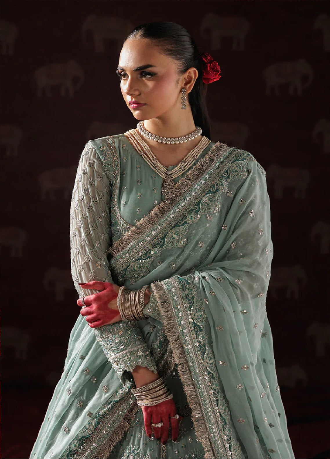 Panache By Saad Shaikh X Meera Embroidered Chiffon 3 Piece Unstitched Suit SSK25PLC D-08 Panache By Saad Shaikh X Meera Embroidered Chiffon 3 Piece Unstitched Suit SSK25PLC D-08