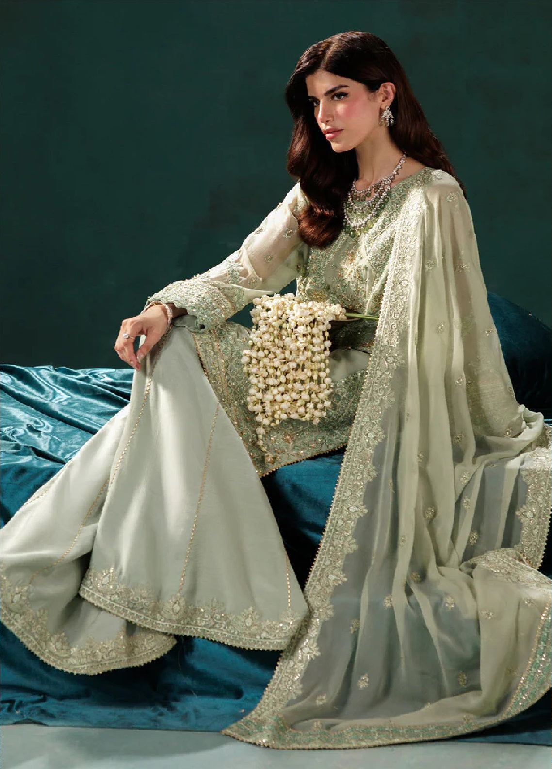 Panache By Saad Shaikh X Meera Embroidered Chiffon 3 Piece Unstitched Suit SSK25PLC D-09 Panache By Saad Shaikh X Meera Embroidered Chiffon 3 Piece Unstitched Suit SSK25PLC D-09