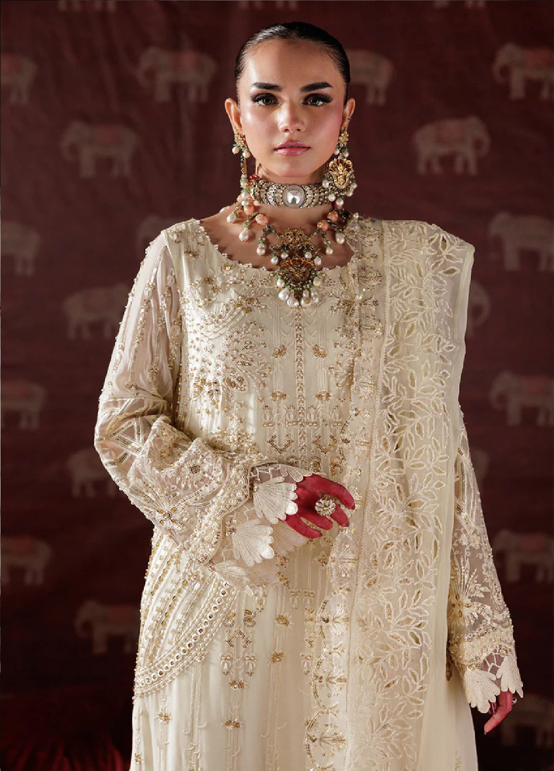 Panache By Saad Shaikh X Meera Embroidered Chiffon 3 Piece Unstitched Suit SSK25PLC D-10 Panache By Saad Shaikh X Meera Embroidered Chiffon 3 Piece Unstitched Suit SSK25PLC D-10