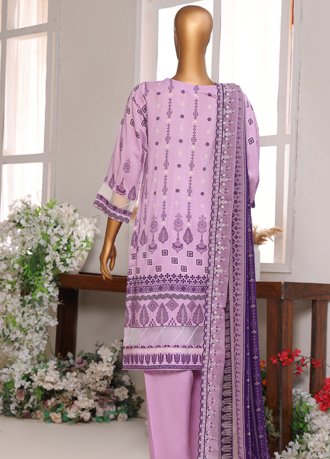 Pareesa By Schick Digital Printed Viscose 3 Piece Unstitched Suit SDH25P DPV-01 Pareesa By Schick Digital Printed Viscose 3 Piece Unstitched Suit SDH25P DPV-01