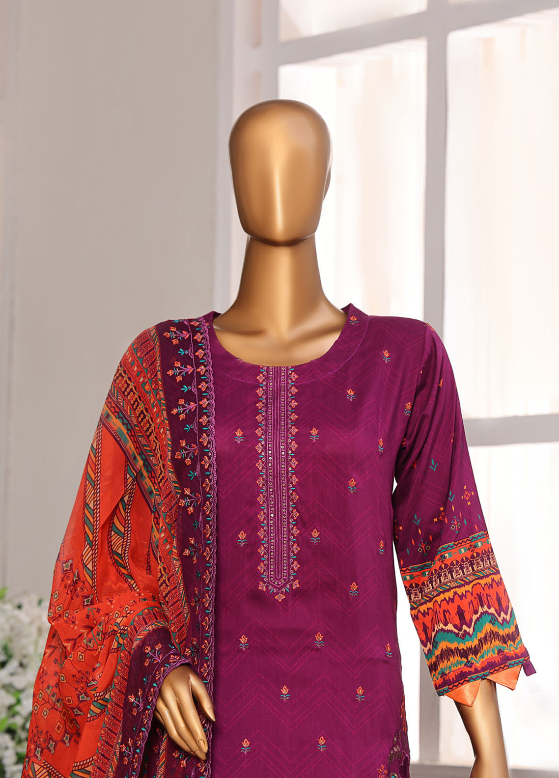 Pareesa By Schick Digital Printed Viscose 3 Piece Unstitched Suit SDH25P DPV-02 Pareesa By Schick Digital Printed Viscose 3 Piece Unstitched Suit SDH25P DPV-02