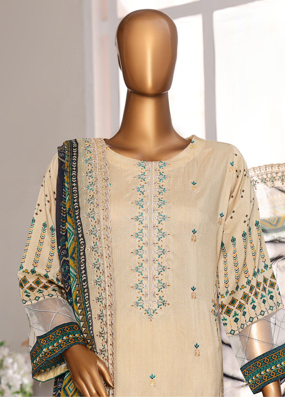 Pareesa By Schick Digital Printed Viscose 3 Piece Unstitched Suit SDH25P DPV-04 Pareesa By Schick Digital Printed Viscose 3 Piece Unstitched Suit SDH25P DPV-04