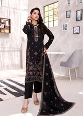 Parishae By Schick Dyed Embroidered Doriya Lawn 3 Piece Unstitched Suit SDH25PDED FED-03