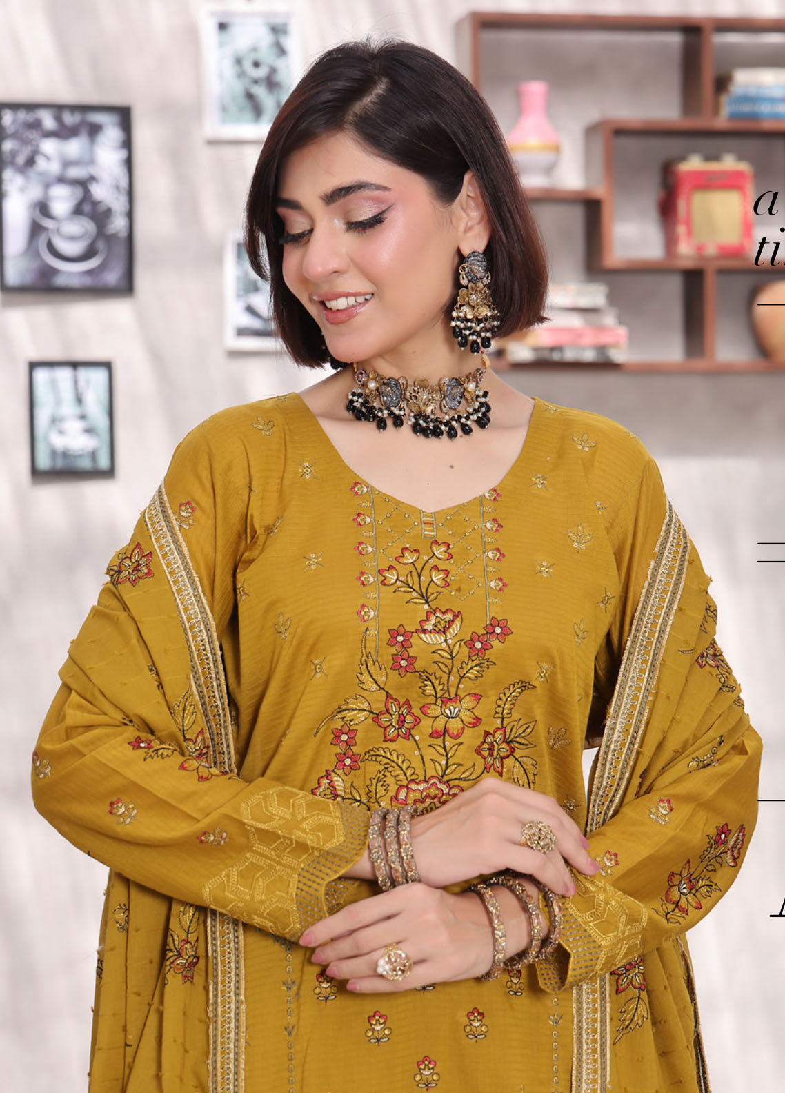 Parishae By Schick Dyed Embroidered Doriya Lawn 3 Piece Unstitched Suit SDH25PDED FED-06 Parishae By Schick Dyed Embroidered Doriya Lawn 3 Piece Unstitched Suit SDH25PDED FED-06