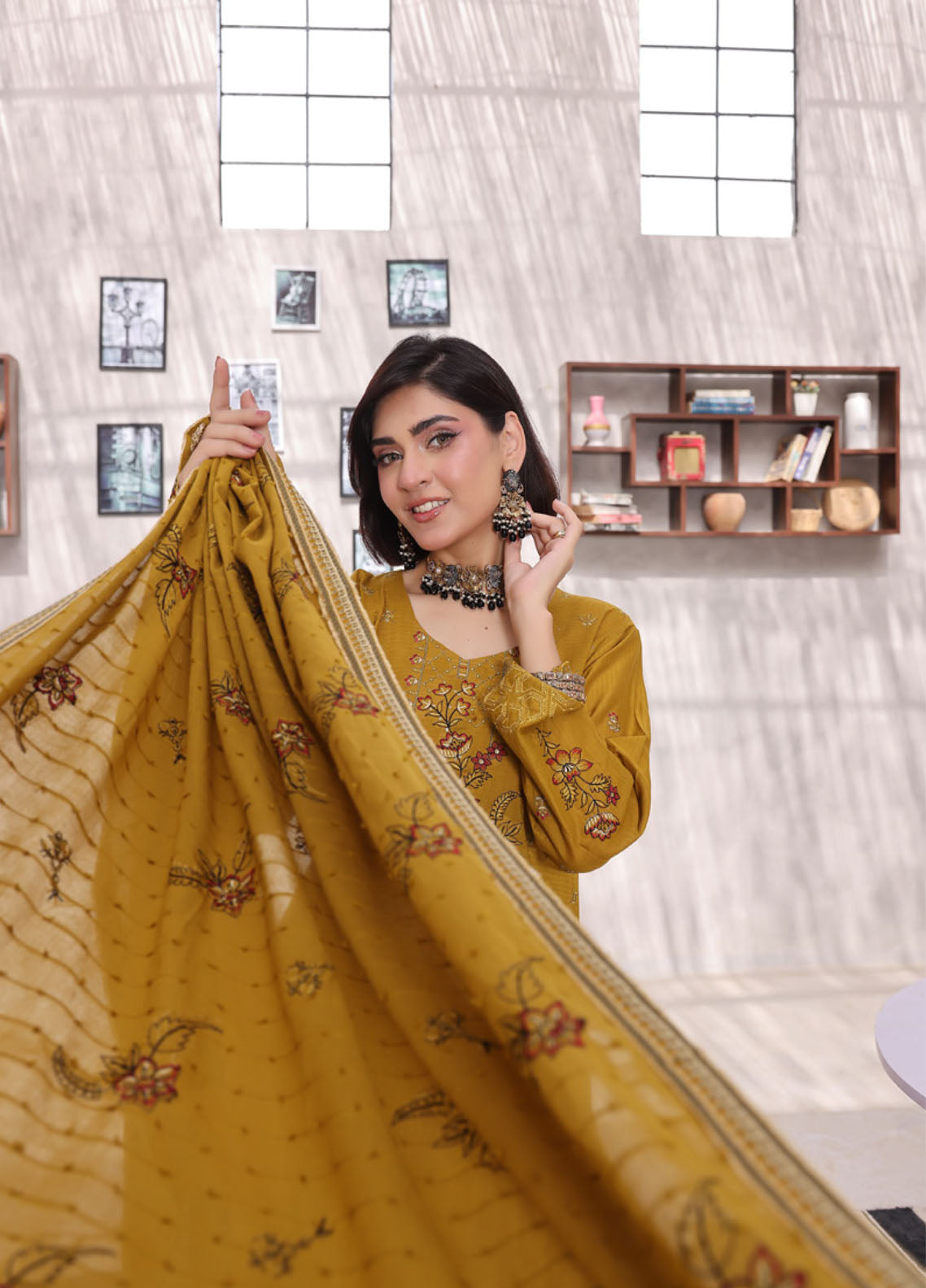 Parishae By Schick Dyed Embroidered Doriya Lawn 3 Piece Unstitched Suit SDH25PDED FED-06 Parishae By Schick Dyed Embroidered Doriya Lawn 3 Piece Unstitched Suit SDH25PDED FED-06