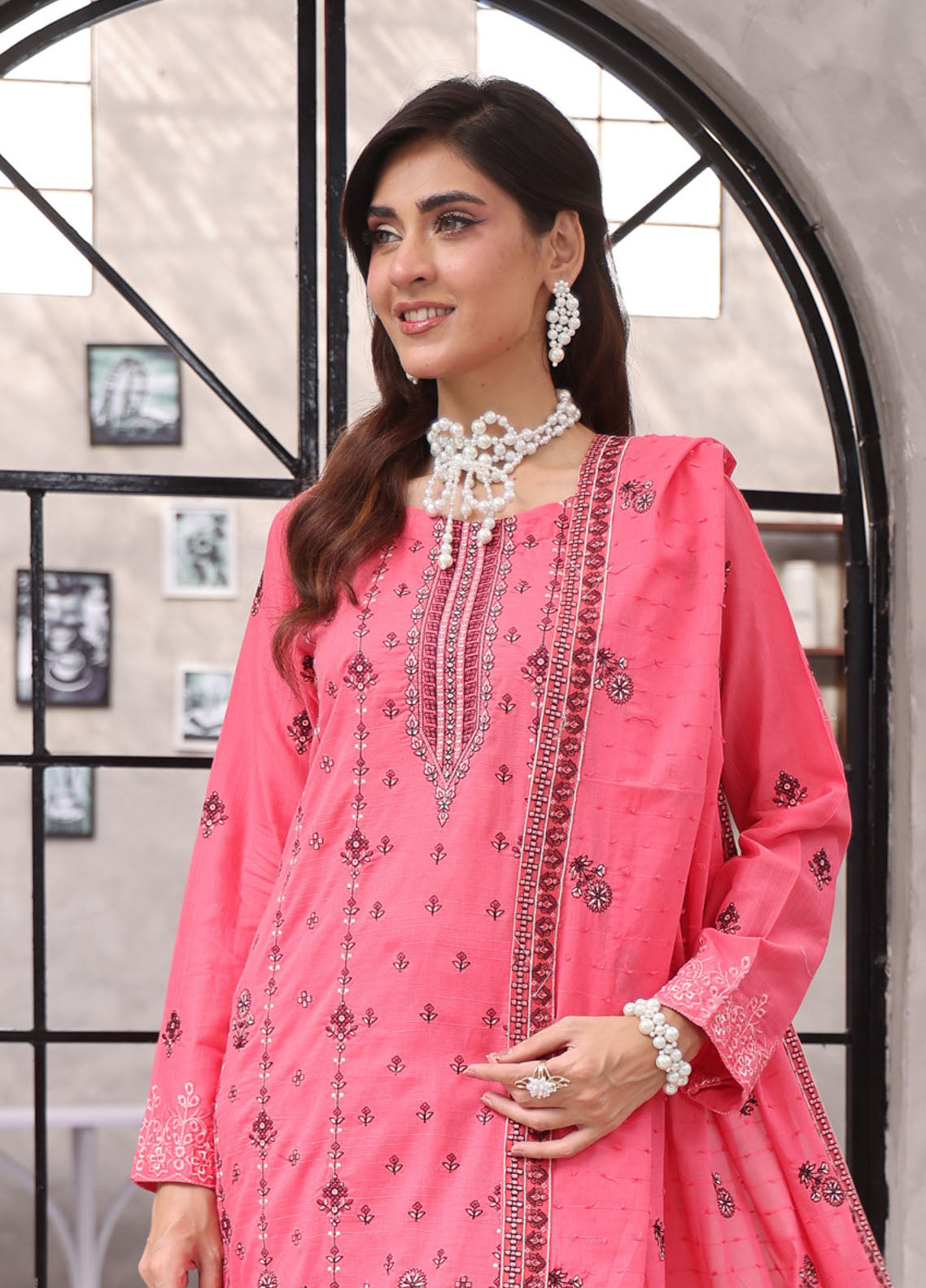 Parishae By Schick Dyed Embroidered Doriya Lawn 3 Piece Unstitched Suit SDH25PDED FED-07 Parishae By Schick Dyed Embroidered Doriya Lawn 3 Piece Unstitched Suit SDH25PDED FED-07