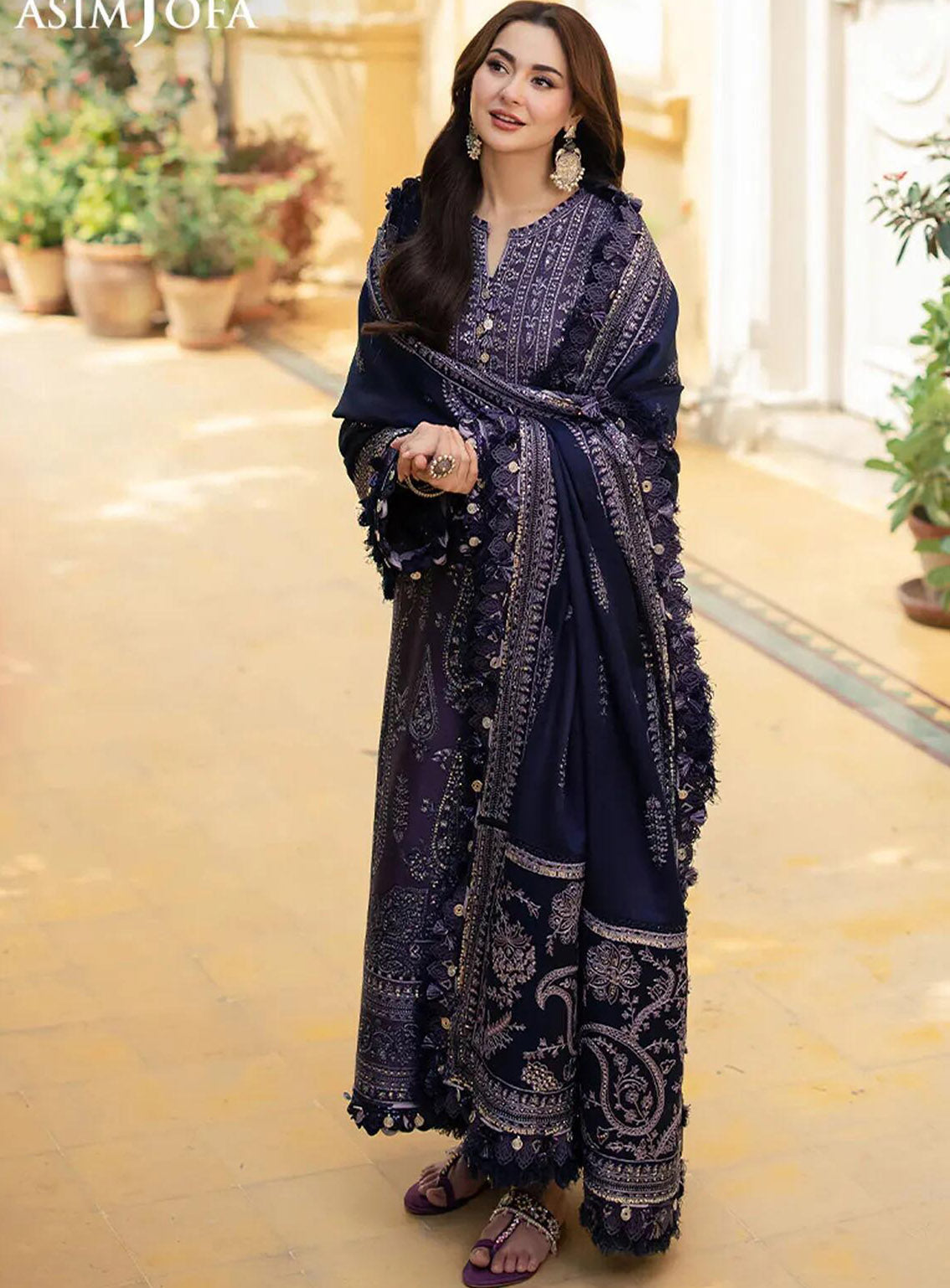 Pashmina By Asim Jofa Embroidered Self Twill 3 Piece Unstitched Suit AJ24PW AJKI-05 Pashmina By Asim Jofa Embroidered Self Twill 3 Piece Unstitched Suit AJ24PW AJKI-05