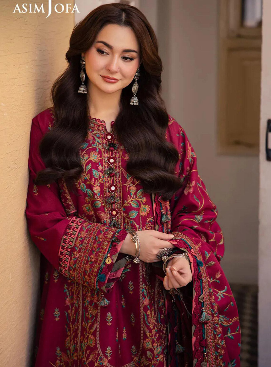Pashmina By Asim Jofa Embroidered Self Twill 3 Piece Unstitched Suit AJ24PW AJKI-10 Pashmina By Asim Jofa Embroidered Self Twill 3 Piece Unstitched Suit AJ24PW AJKI-10