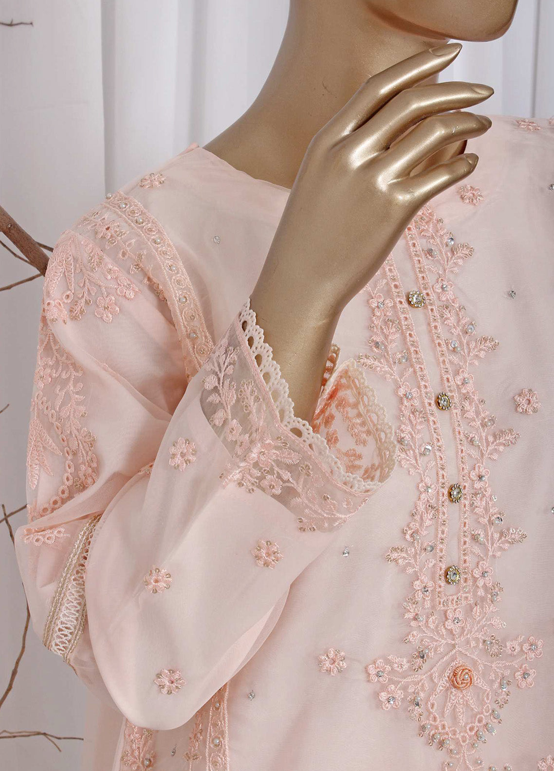 Pearl Series Embroidered Chiffon 3 Piece Stitched Suit RNPC25PSLE D-137-1 (PH) Pearl Series Embroidered Chiffon 3 Piece Stitched Suit RNPC25PSLE D-137-1 (PH)
