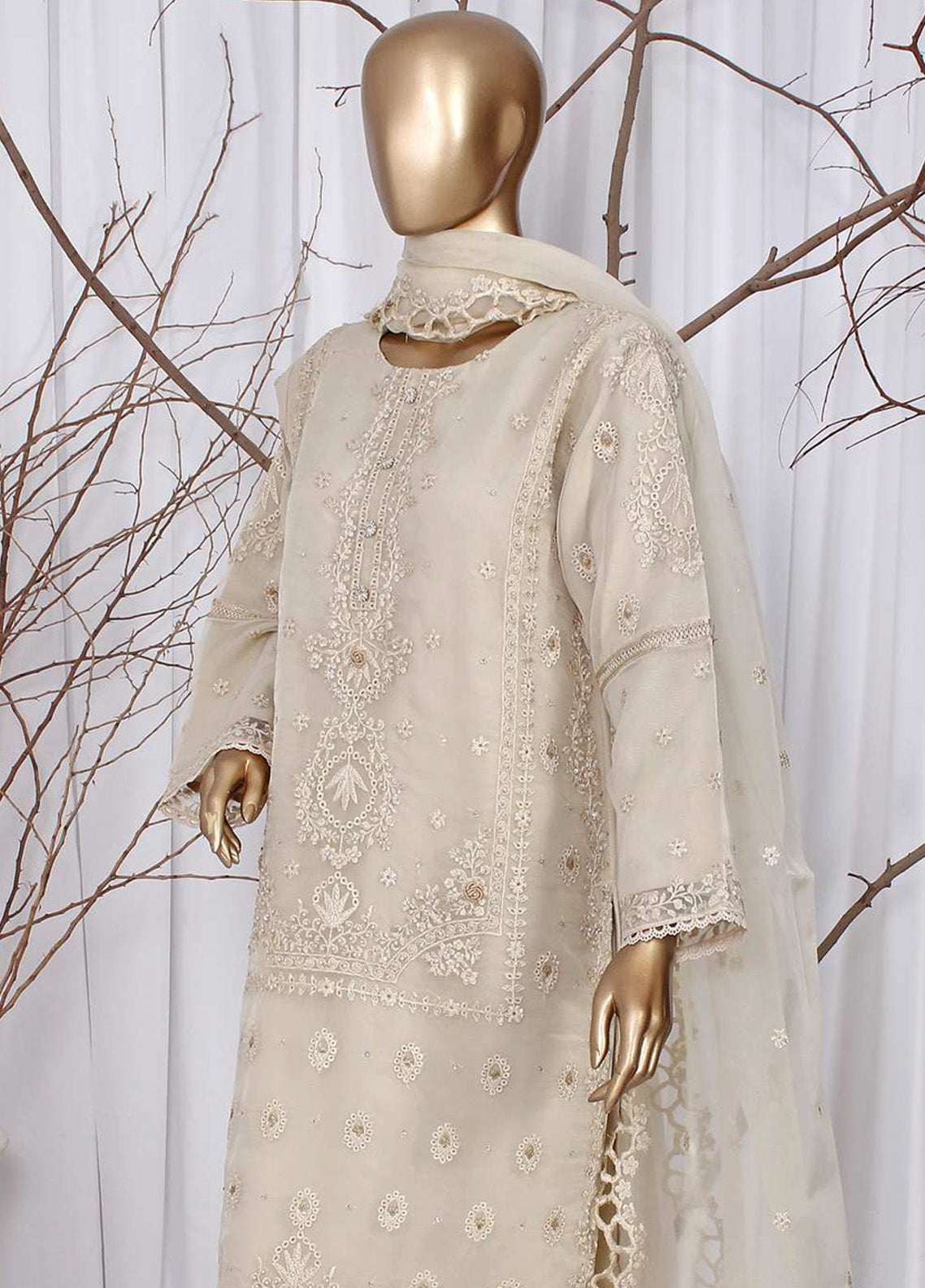 Pearl Series Embroidered Chiffon 3 Piece Stitched Suit RNPC25PSLE D-137-1 (SK) Pearl Series Embroidered Chiffon 3 Piece Stitched Suit RNPC25PSLE D-137-1 (SK)