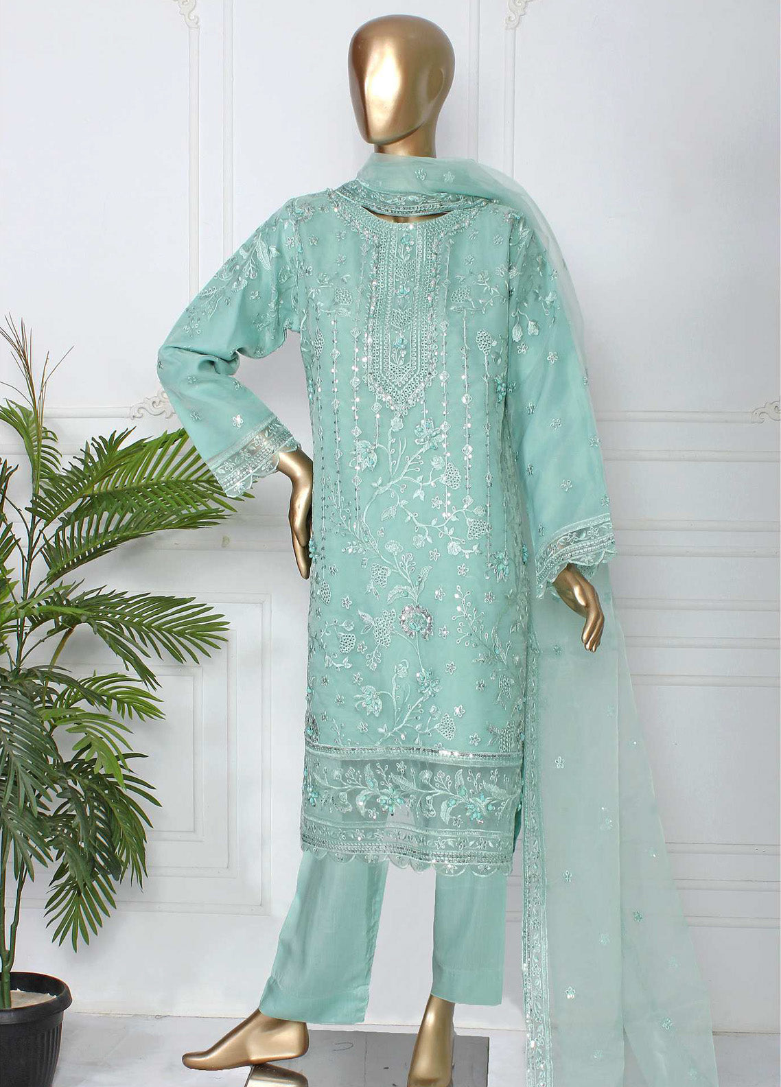 Pearl Series Embroidered Chiffon 3 Piece Stitched Suit RNPC25PSLE D-143-1 (MG) Pearl Series Embroidered Chiffon 3 Piece Stitched Suit RNPC25PSLE D-143-1 (MG)