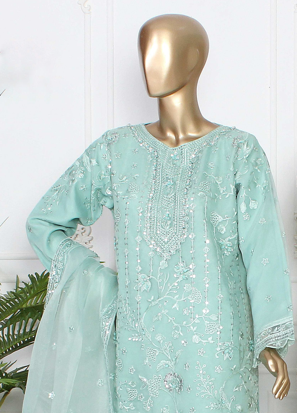 Pearl Series Embroidered Chiffon 3 Piece Stitched Suit RNPC25PSLE D-143-1 (MG) Pearl Series Embroidered Chiffon 3 Piece Stitched Suit RNPC25PSLE D-143-1 (MG)