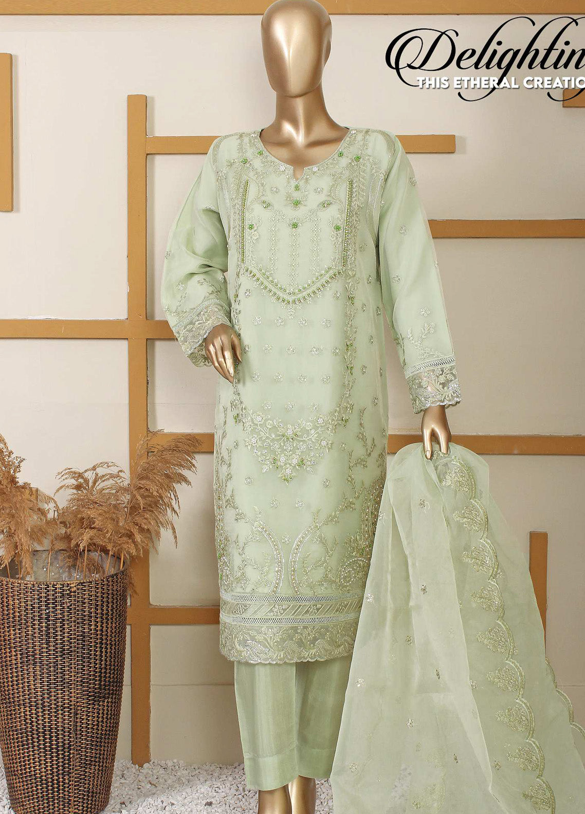 Pearl Series Embroidered Chiffon 3 Piece Stitched Suit RNPC25PSLE D-145-1 (GR) Pearl Series Embroidered Chiffon 3 Piece Stitched Suit RNPC25PSLE D-145-1 (GR)