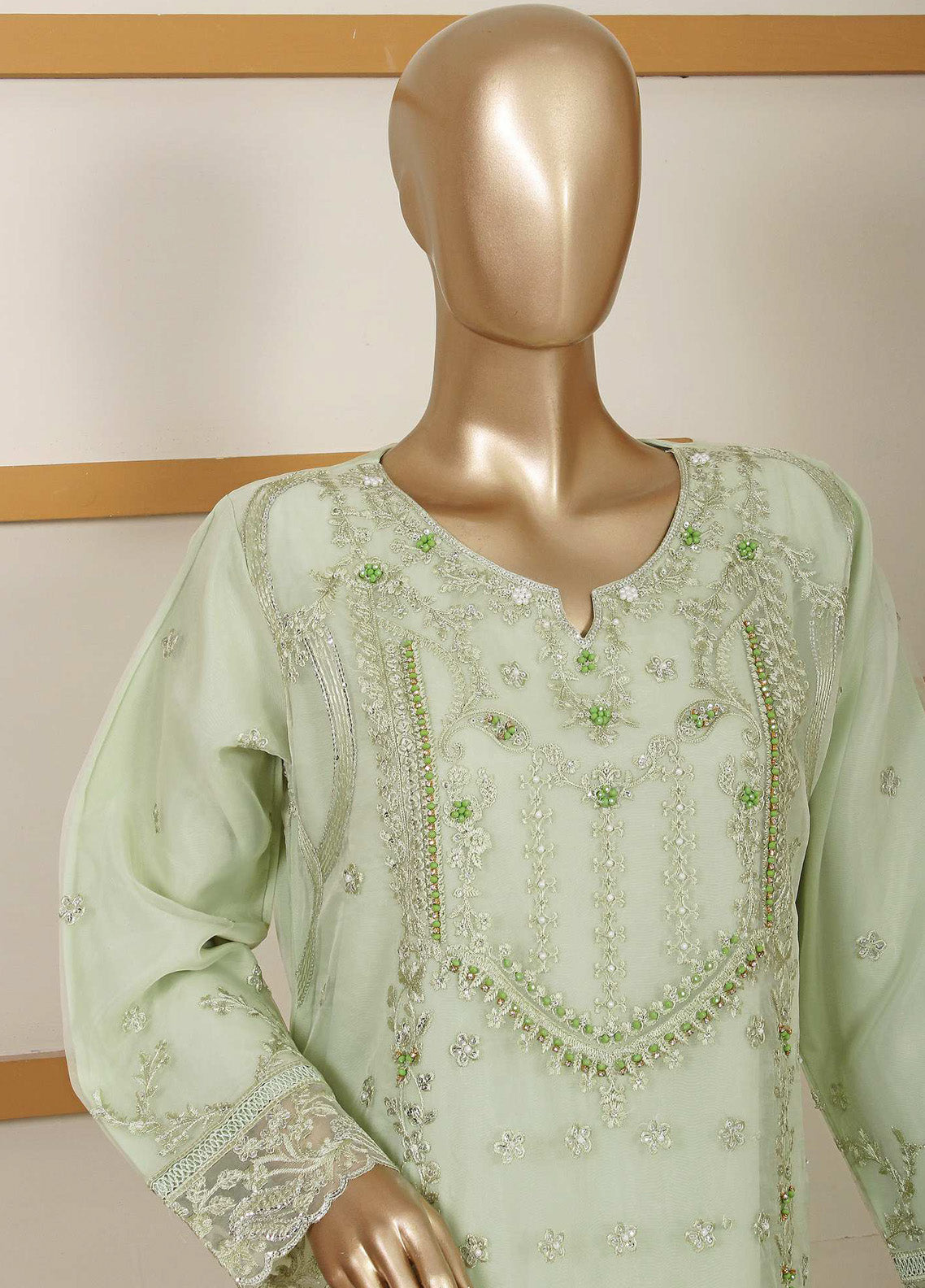 Pearl Series Embroidered Chiffon 3 Piece Stitched Suit RNPC25PSLE D-145-1 (GR) Pearl Series Embroidered Chiffon 3 Piece Stitched Suit RNPC25PSLE D-145-1 (GR)