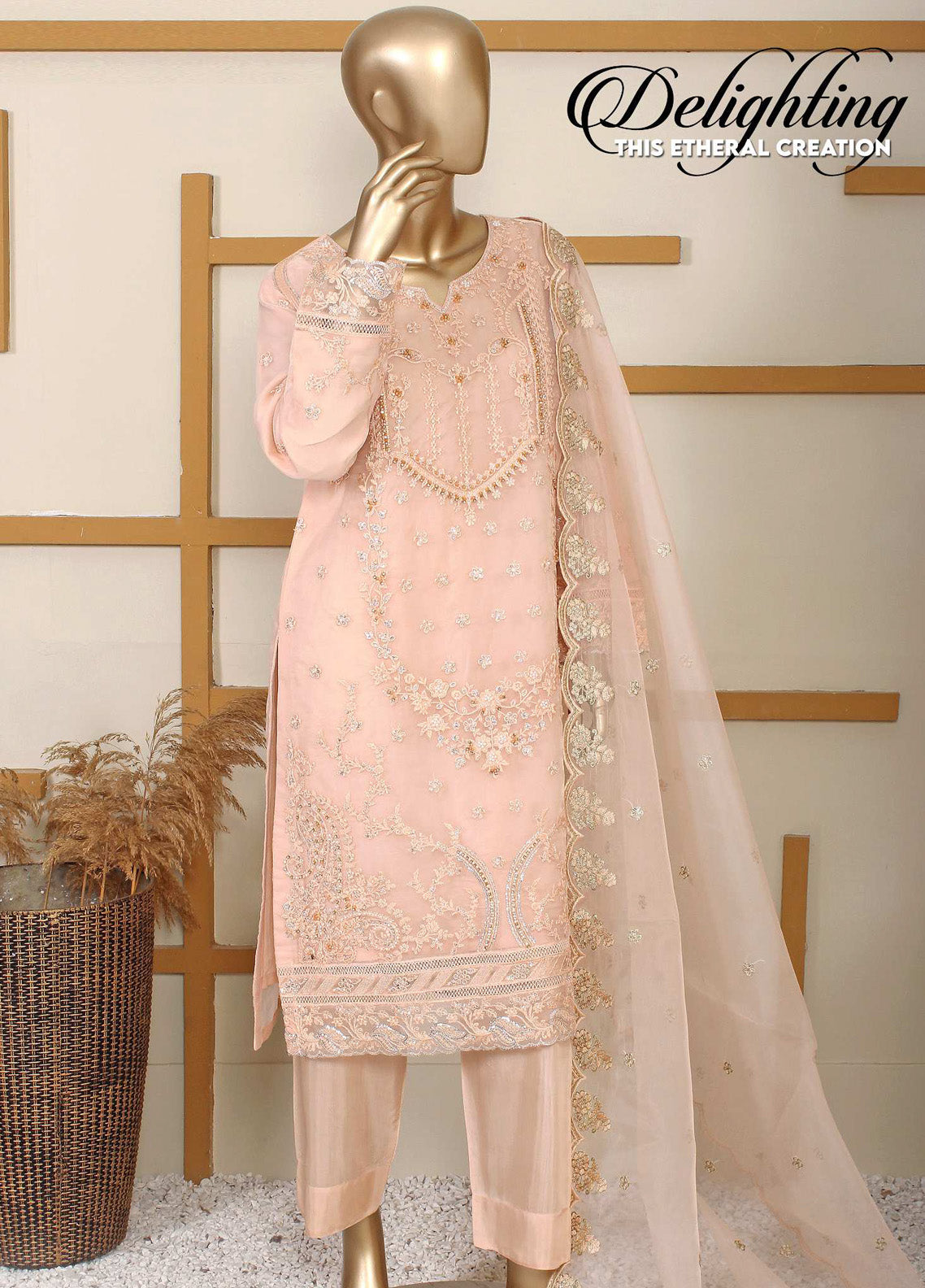 Pearl Series Embroidered Chiffon 3 Piece Stitched Suit RNPC25PSLE D-145-1 (PH) Pearl Series Embroidered Chiffon 3 Piece Stitched Suit RNPC25PSLE D-145-1 (PH)