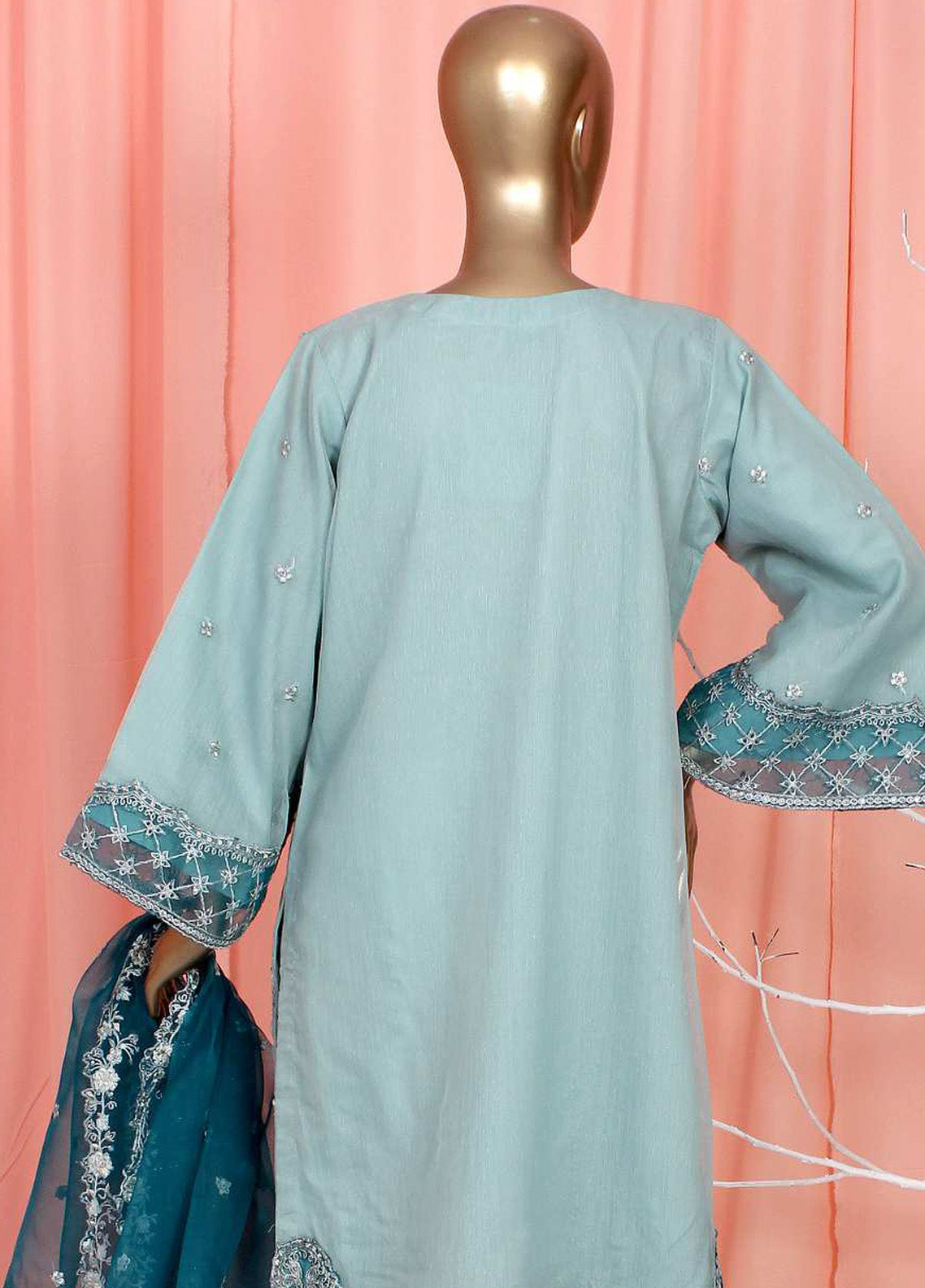 Pearl Series Embroidered Chiffon 3 Piece Stitched Suit RNPC25PSLE D-147-1 (GR) Pearl Series Embroidered Chiffon 3 Piece Stitched Suit RNPC25PSLE D-147-1 (GR)