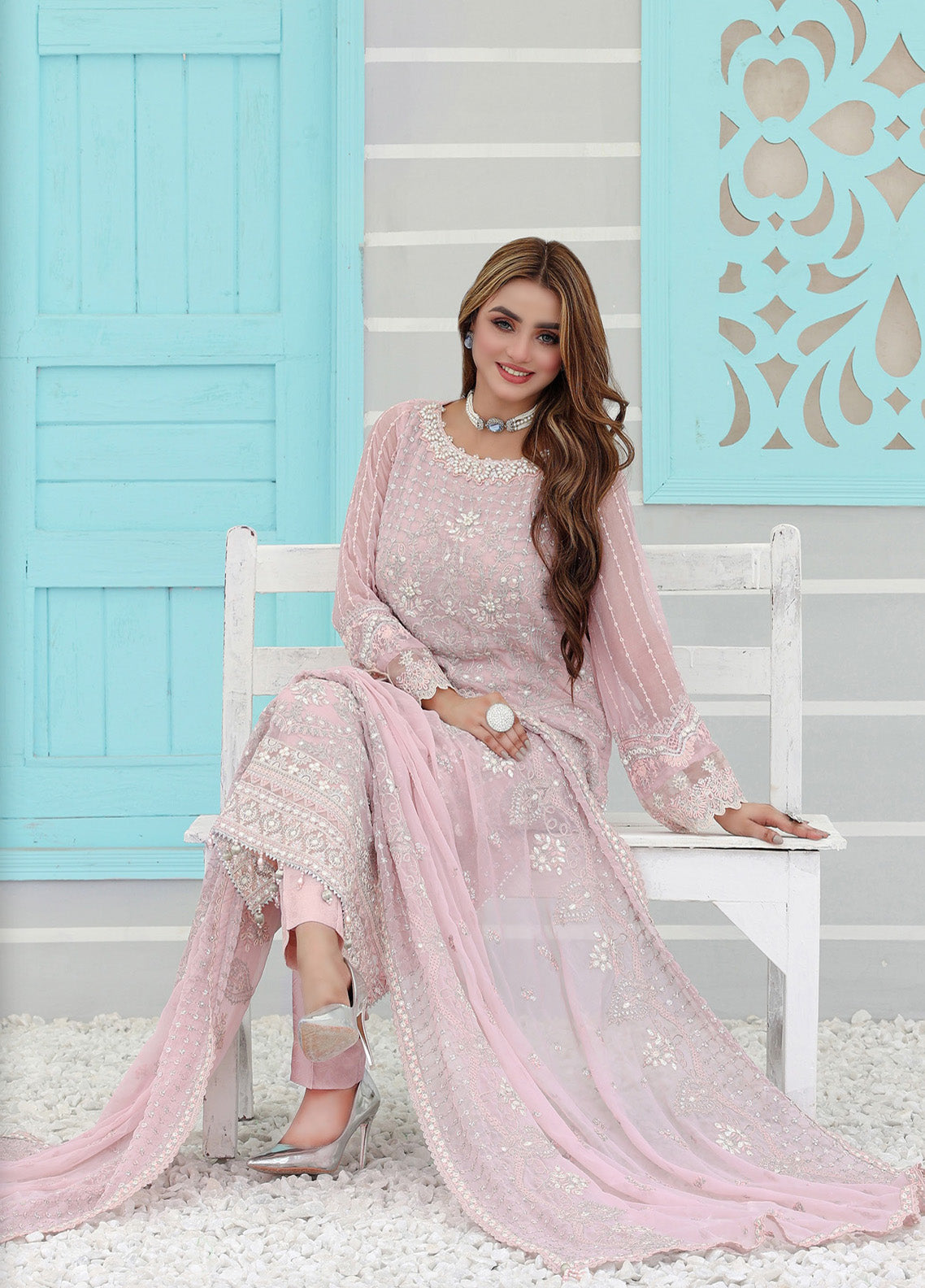 Pehchaan By Pakdaman Embroidered Chiffon 3 Piece Stitched Suit PDF24PFC D-1060 Pehchaan By Pakdaman Embroidered Chiffon 3 Piece Stitched Suit PDF24PFC D-1060