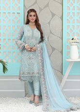 Pehchaan By Pakdaman Embroidered Chiffon 3 Piece Stitched Suit PDF24PFC D-1061