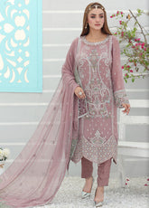 Pehchaan By Pakdaman Embroidered Chiffon 3 Piece Stitched Suit PDF24PFC D-1062