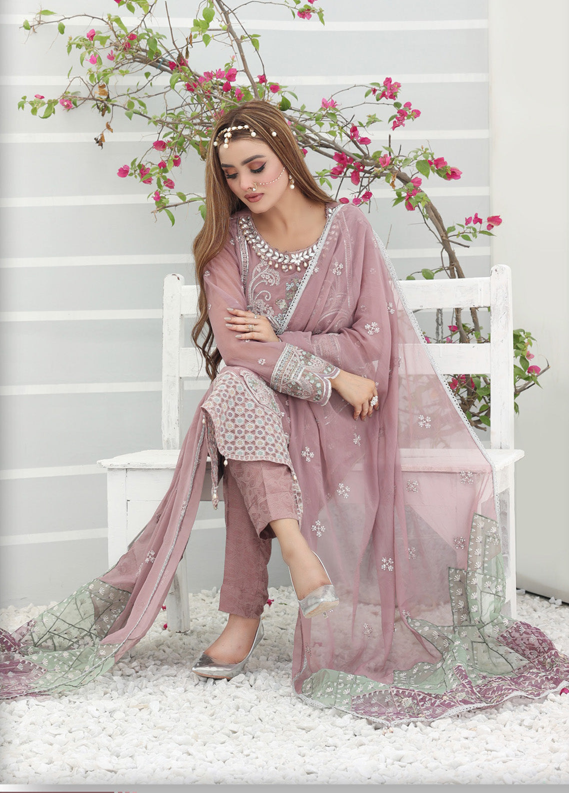 Pehchaan By Pakdaman Embroidered Chiffon 3 Piece Stitched Suit PDF24PFC D-1062 Pehchaan By Pakdaman Embroidered Chiffon 3 Piece Stitched Suit PDF24PFC D-1062