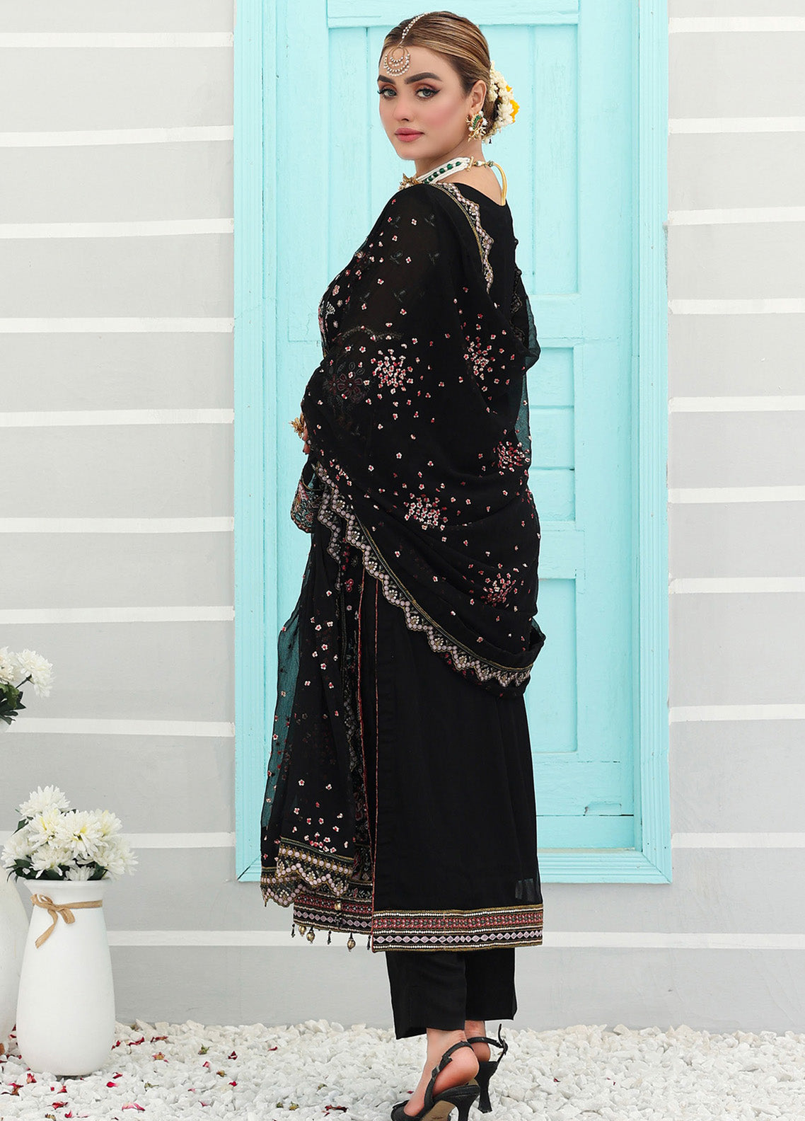 Pehchaan By Pakdaman Embroidered Chiffon 3 Piece Stitched Suit PDF24PFC D-1065 Pehchaan By Pakdaman Embroidered Chiffon 3 Piece Stitched Suit PDF24PFC D-1065
