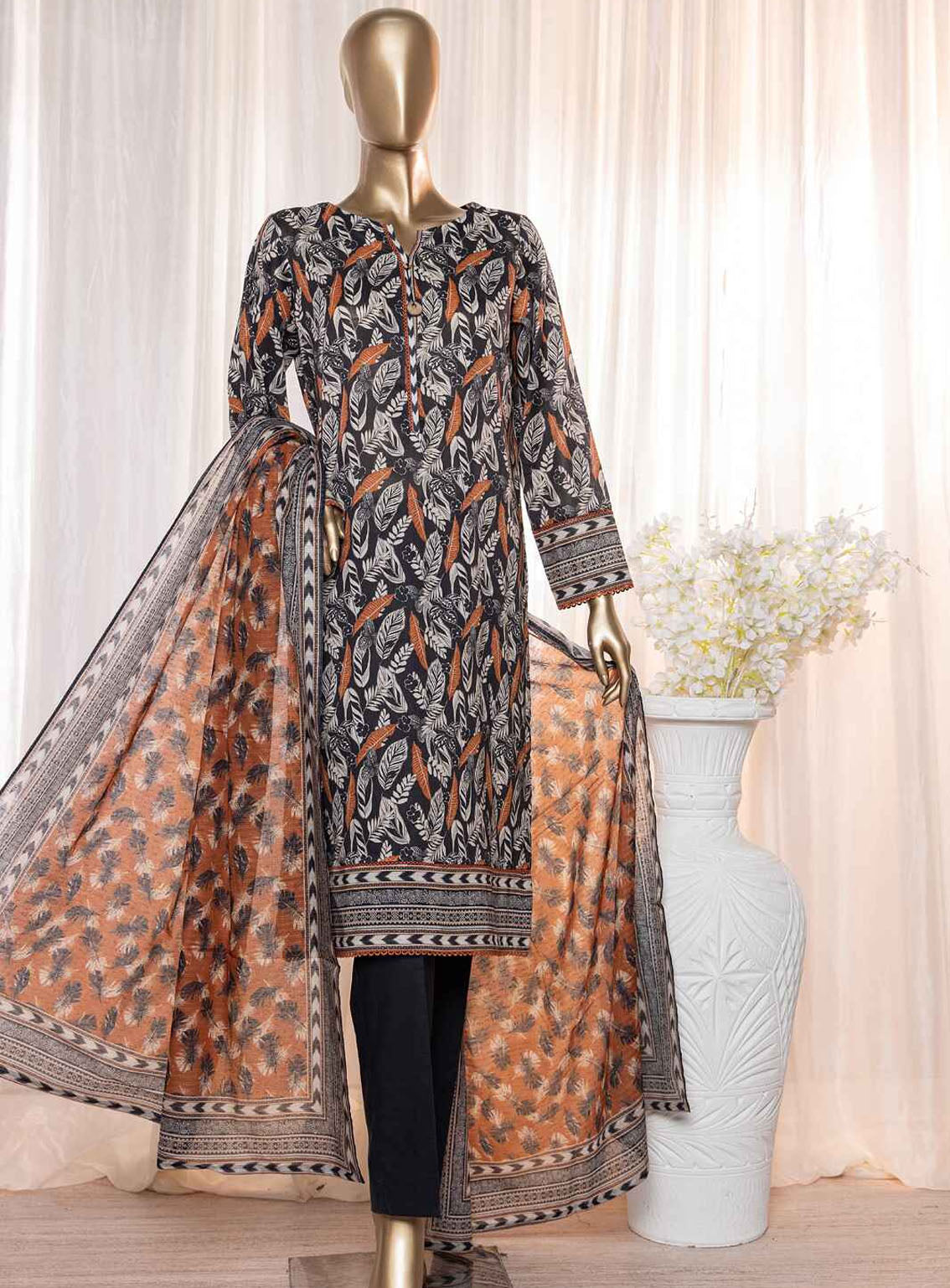 Platinum By HZ Textile Digital Printed Lawn 3 Piece Unstitched Suit HZ24P PPC-113 Platinum By HZ Textile Digital Printed Lawn 3 Piece Unstitched Suit HZ24P PPC-113