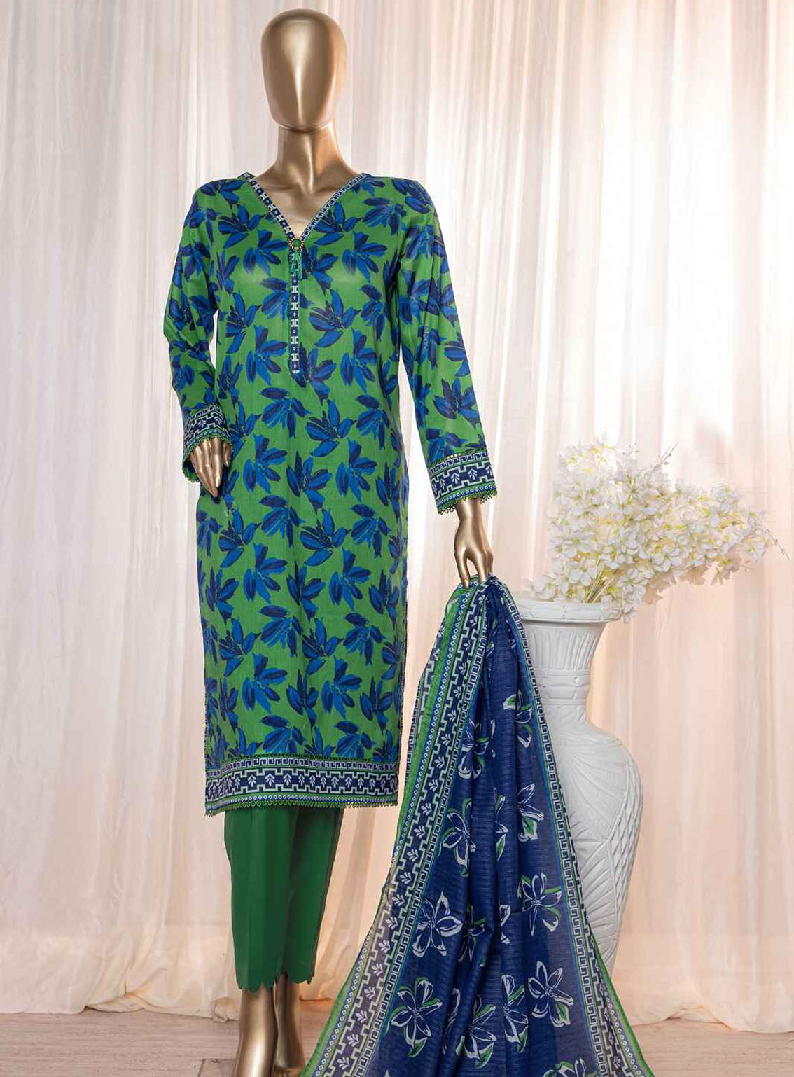 Platinum By HZ Textile Digital Printed Lawn 3 Piece Unstitched Suit HZ24P PPC-114 Platinum By HZ Textile Digital Printed Lawn 3 Piece Unstitched Suit HZ24P PPC-114