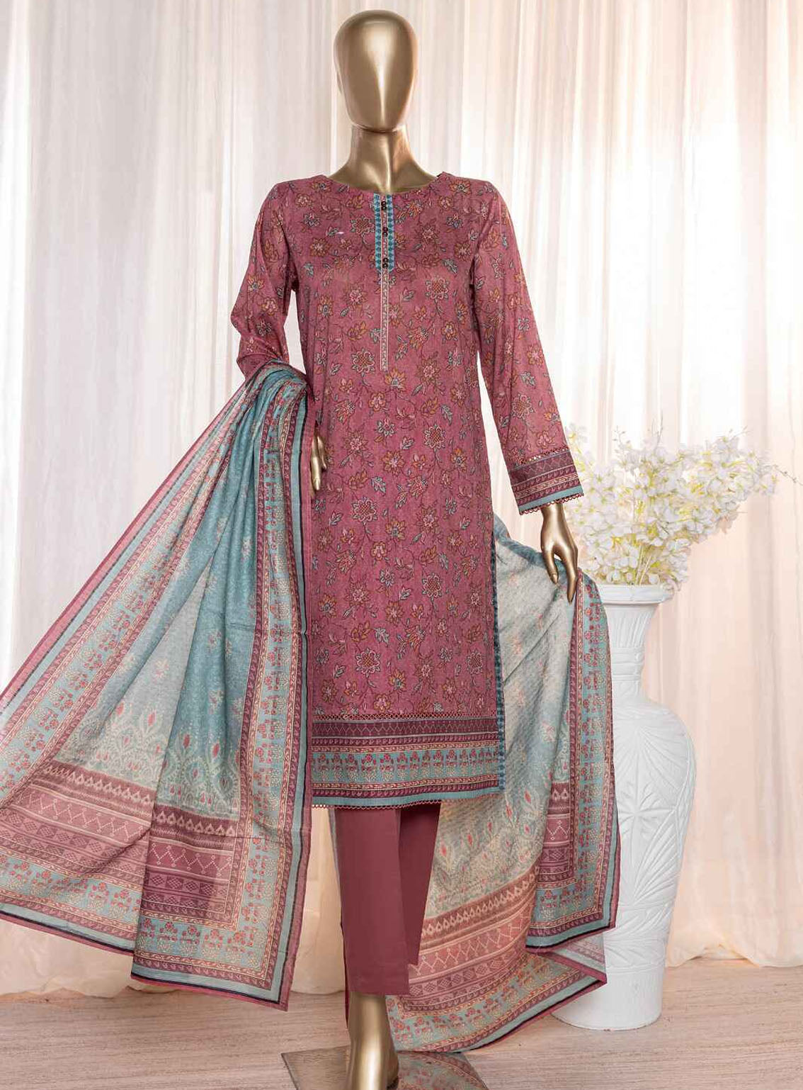Platinum By HZ Textile Digital Printed Lawn 3 Piece Unstitched Suit HZ24P PPC-117 Platinum By HZ Textile Digital Printed Lawn 3 Piece Unstitched Suit HZ24P PPC-117