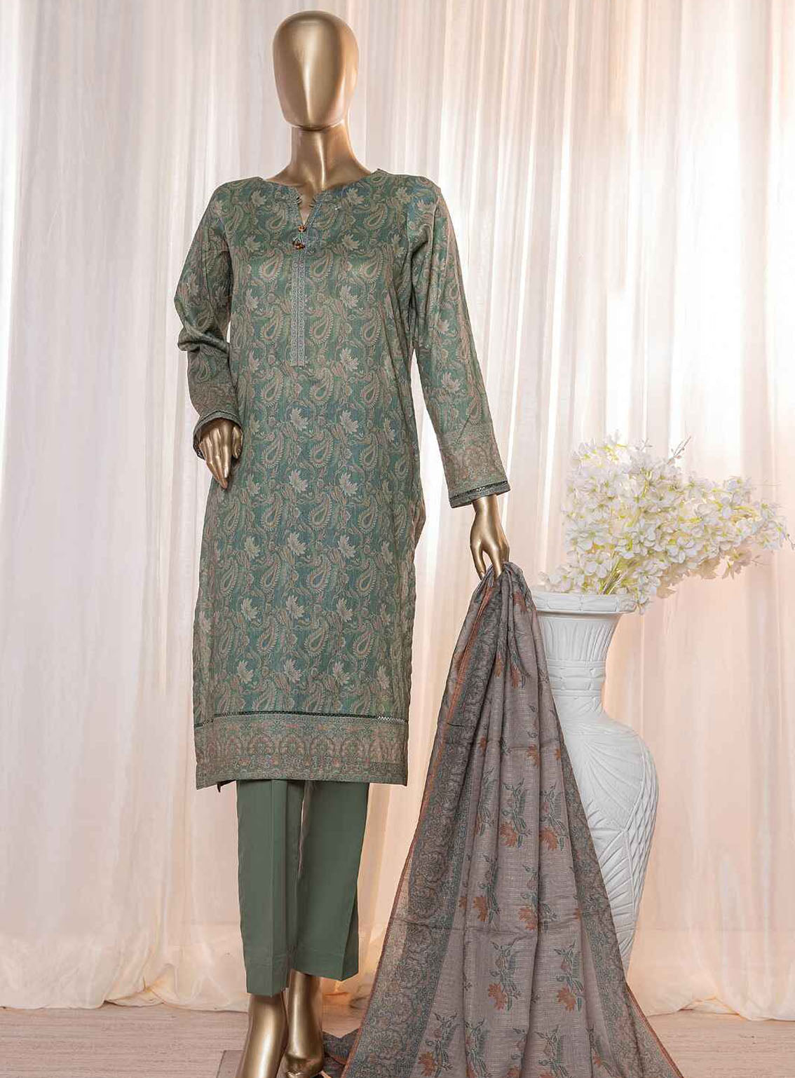 Platinum By HZ Textile Digital Printed Lawn 3 Piece Unstitched Suit HZ24P PPC-122 Platinum By HZ Textile Digital Printed Lawn 3 Piece Unstitched Suit HZ24P PPC-122