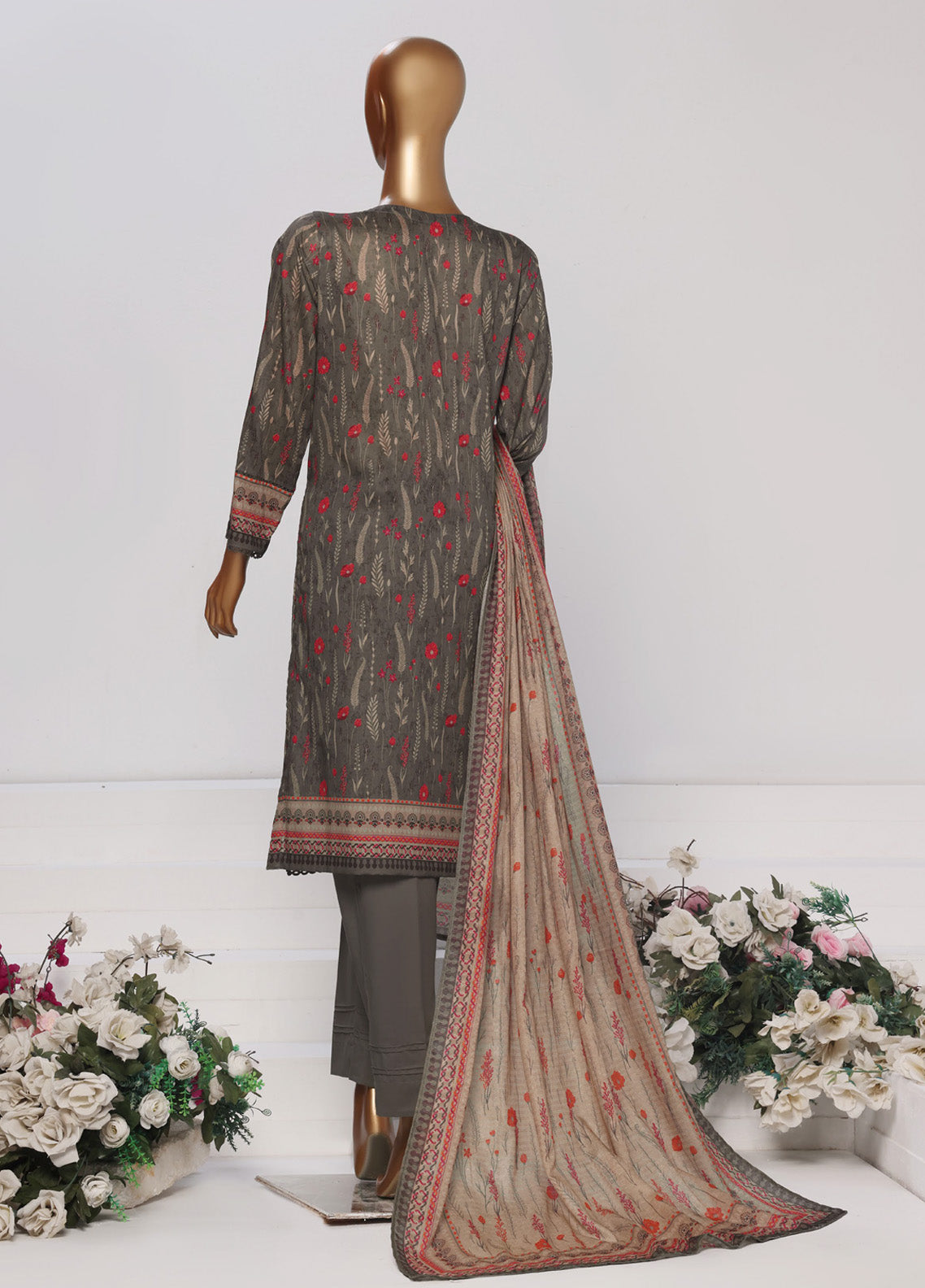 Platinum By HZ Textile Printed Lawn 3 Piece Unstitched Suit HZ25PDP PPC-168 Platinum By HZ Textile Printed Lawn 3 Piece Unstitched Suit HZ25PDP PPC-168