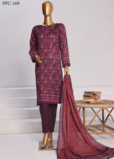 Platinum By HZ Textile Printed Lawn 3 Piece Unstitched Suit HZ25PDP PPC-169