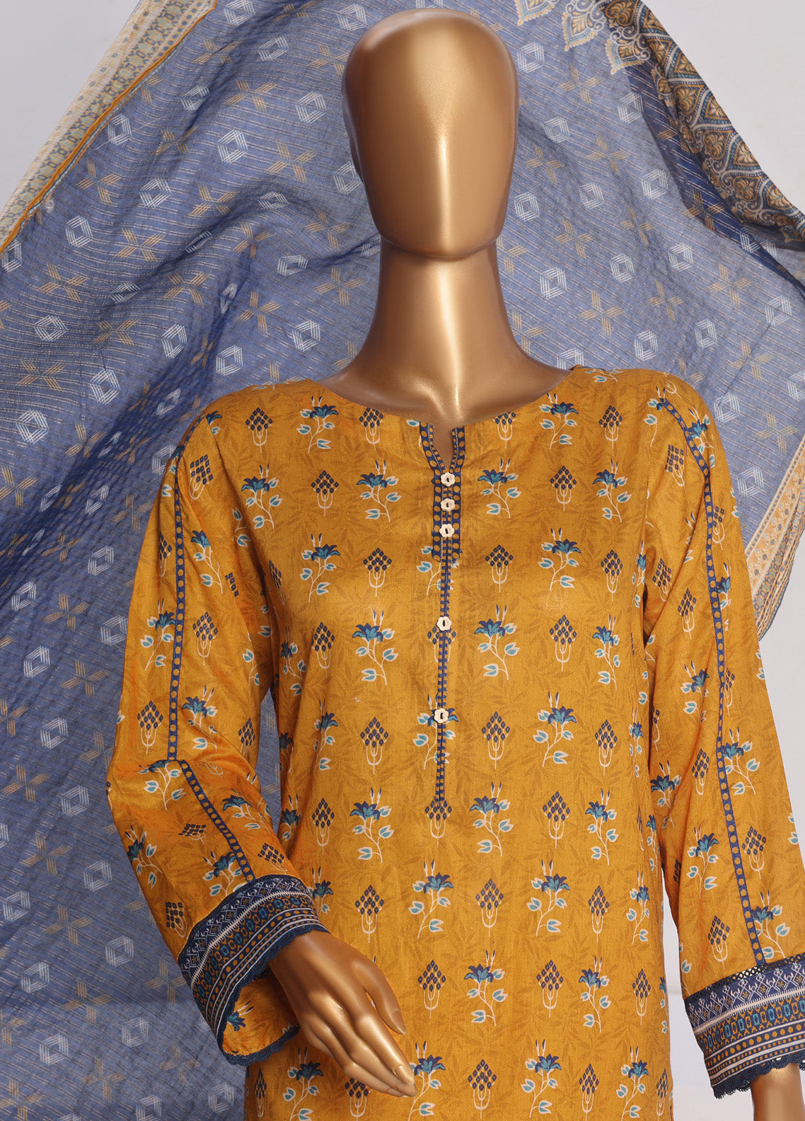 Platinum By HZ Textile Printed Lawn 3 Piece Unstitched Suit HZ25PDP PPC-171 Platinum By HZ Textile Printed Lawn 3 Piece Unstitched Suit HZ25PDP PPC-171