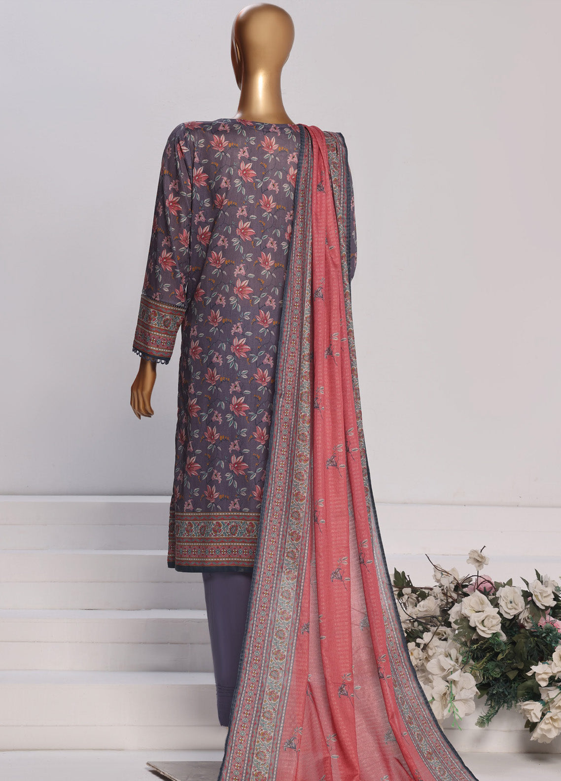 Platinum By HZ Textile Printed Lawn 3 Piece Unstitched Suit HZ25PDP PPC-174 Platinum By HZ Textile Printed Lawn 3 Piece Unstitched Suit HZ25PDP PPC-174