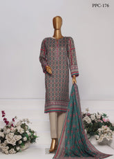 Platinum By HZ Textile Printed Lawn 3 Piece Unstitched Suit HZ25PDP PPC-176