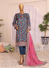 Platinum By HZ Textile Printed Lawn 3 Piece Unstitched Suit HZ25PDP PPC-188
