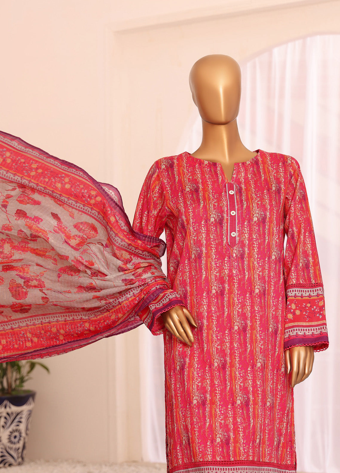 Platinum By HZ Textile Printed Lawn 3 Piece Unstitched Suit HZ25PDP PPC-189 Platinum By HZ Textile Printed Lawn 3 Piece Unstitched Suit HZ25PDP PPC-189