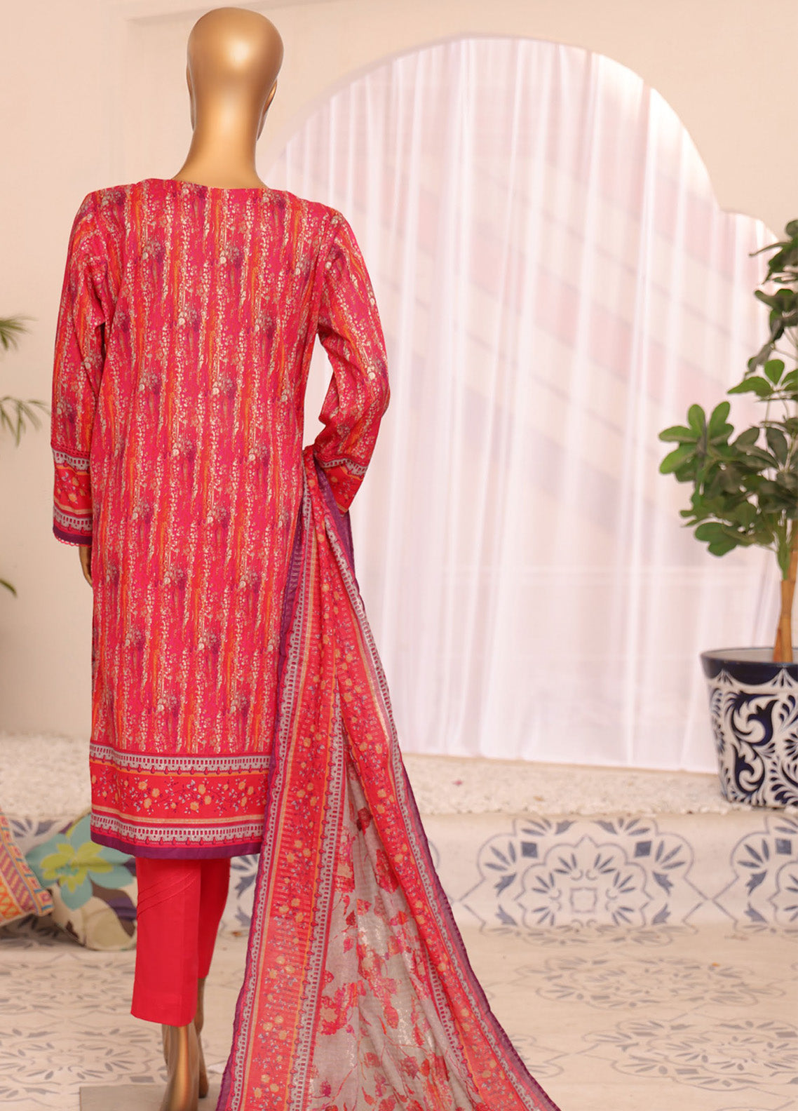 Platinum By HZ Textile Printed Lawn 3 Piece Unstitched Suit HZ25PDP PPC-189 Platinum By HZ Textile Printed Lawn 3 Piece Unstitched Suit HZ25PDP PPC-189