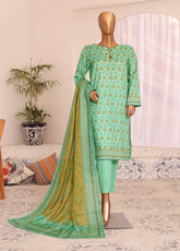 Platinum By HZ Textile Printed Lawn 3 Piece Unstitched Suit HZ25PDP PPC-190