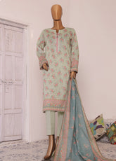 Platinum By HZ Textile Printed Lawn 3 Piece Unstitched Suit HZ25PDP PPC-193