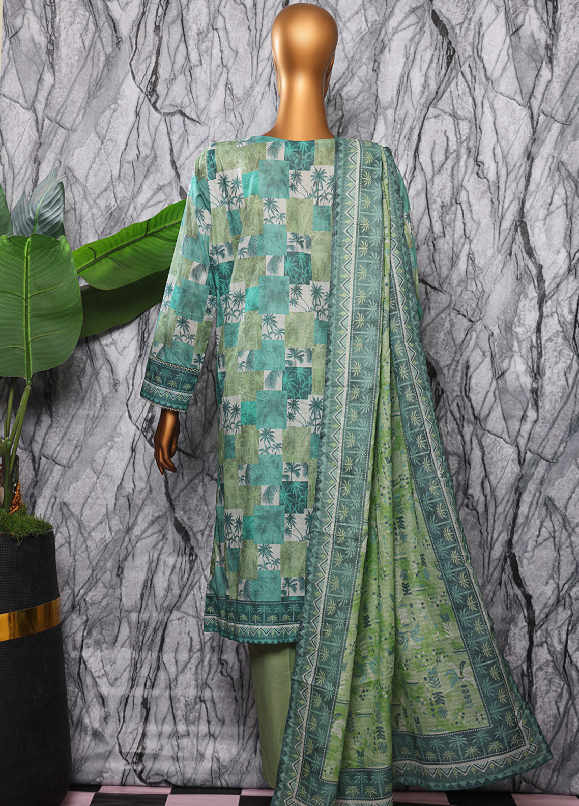 Platinum By HZ Textiles Digital Printed Lawn 3 Piece Unstitched Suit HZ25DPLV3 PPC-604 Platinum By HZ Textiles Digital Printed Lawn 3 Piece Unstitched Suit HZ25DPLV3 PPC-604