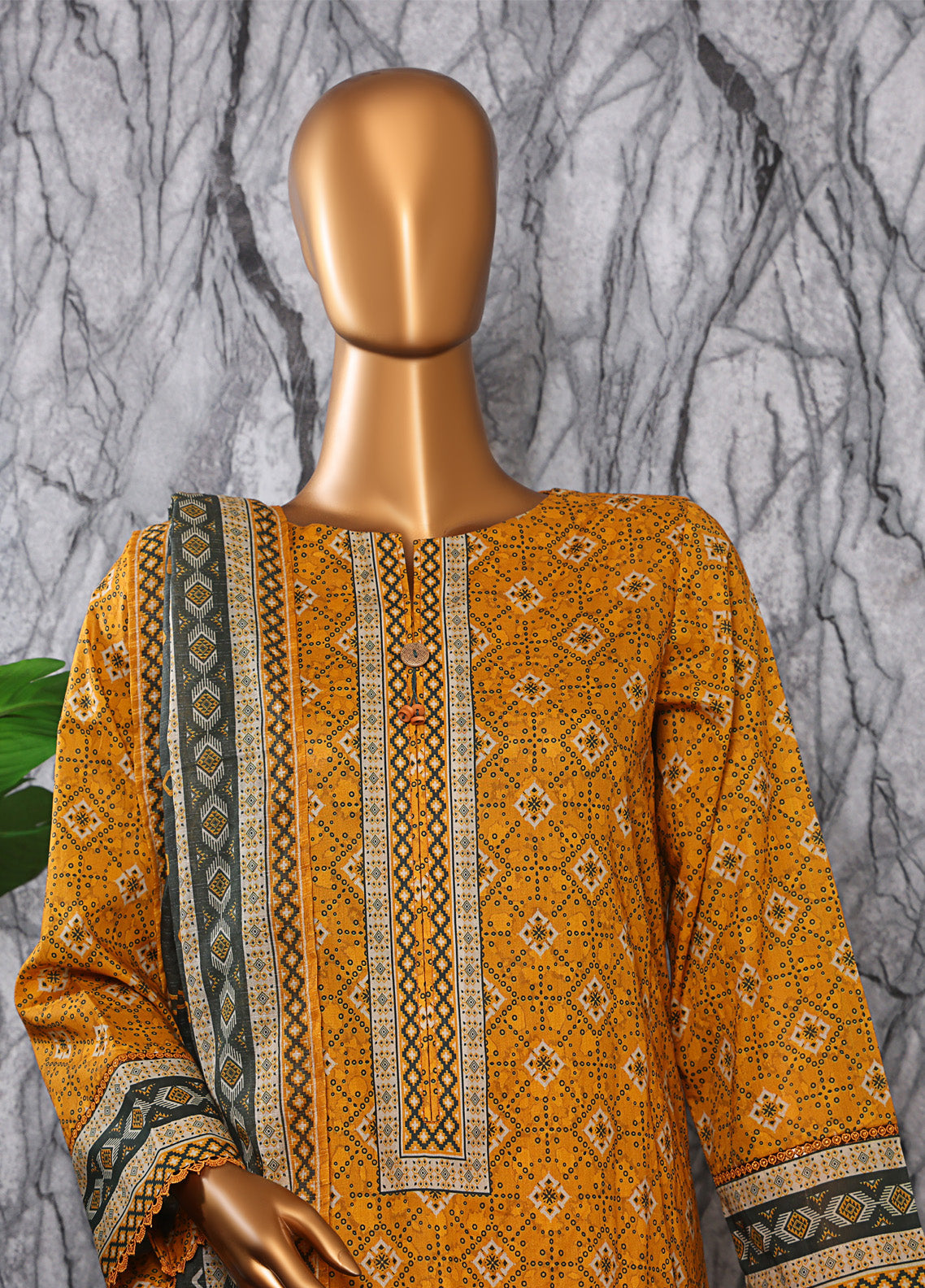 Platinum By HZ Textiles Digital Printed Lawn 3 Piece Unstitched Suit HZ25DPLV3 PPC-606 Platinum By HZ Textiles Digital Printed Lawn 3 Piece Unstitched Suit HZ25DPLV3 PPC-606