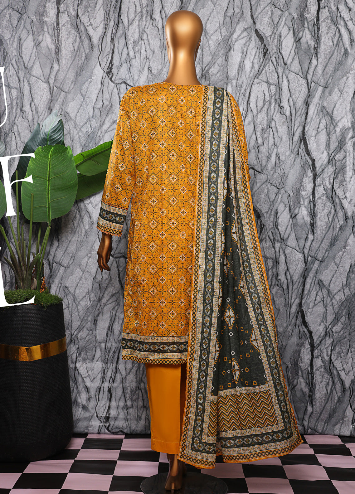 Platinum By HZ Textiles Digital Printed Lawn 3 Piece Unstitched Suit HZ25DPLV3 PPC-606 Platinum By HZ Textiles Digital Printed Lawn 3 Piece Unstitched Suit HZ25DPLV3 PPC-606