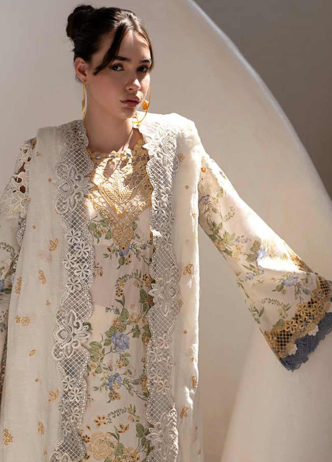 Printkari By AJR Couture Embroidered Lawn 3 Piece Unstitched Suit AJR25PL AJR-02-MAZE Printkari By AJR Couture Embroidered Lawn 3 Piece Unstitched Suit AJR25PL AJR-02-MAZE