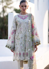 Printkari By AJR Couture Embroidered Lawn 3 Piece Unstitched Suit AJR25PL AJR-05-ALESSIA